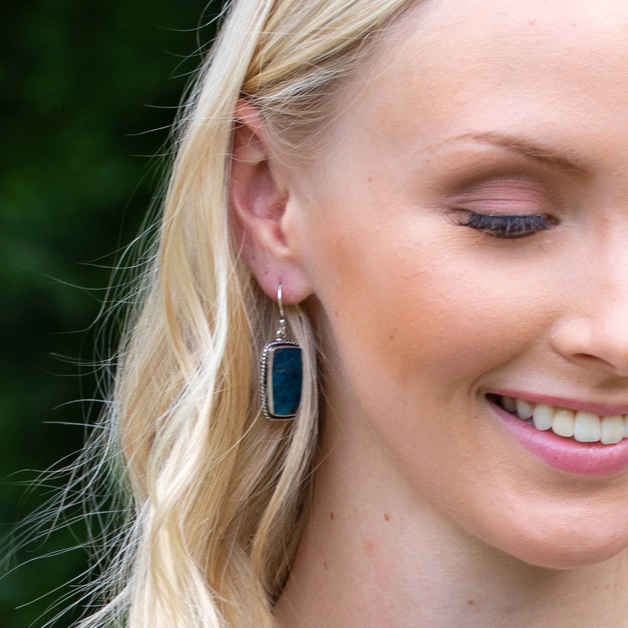 Kashi Semiprecious Stone Earrings - Apatite
