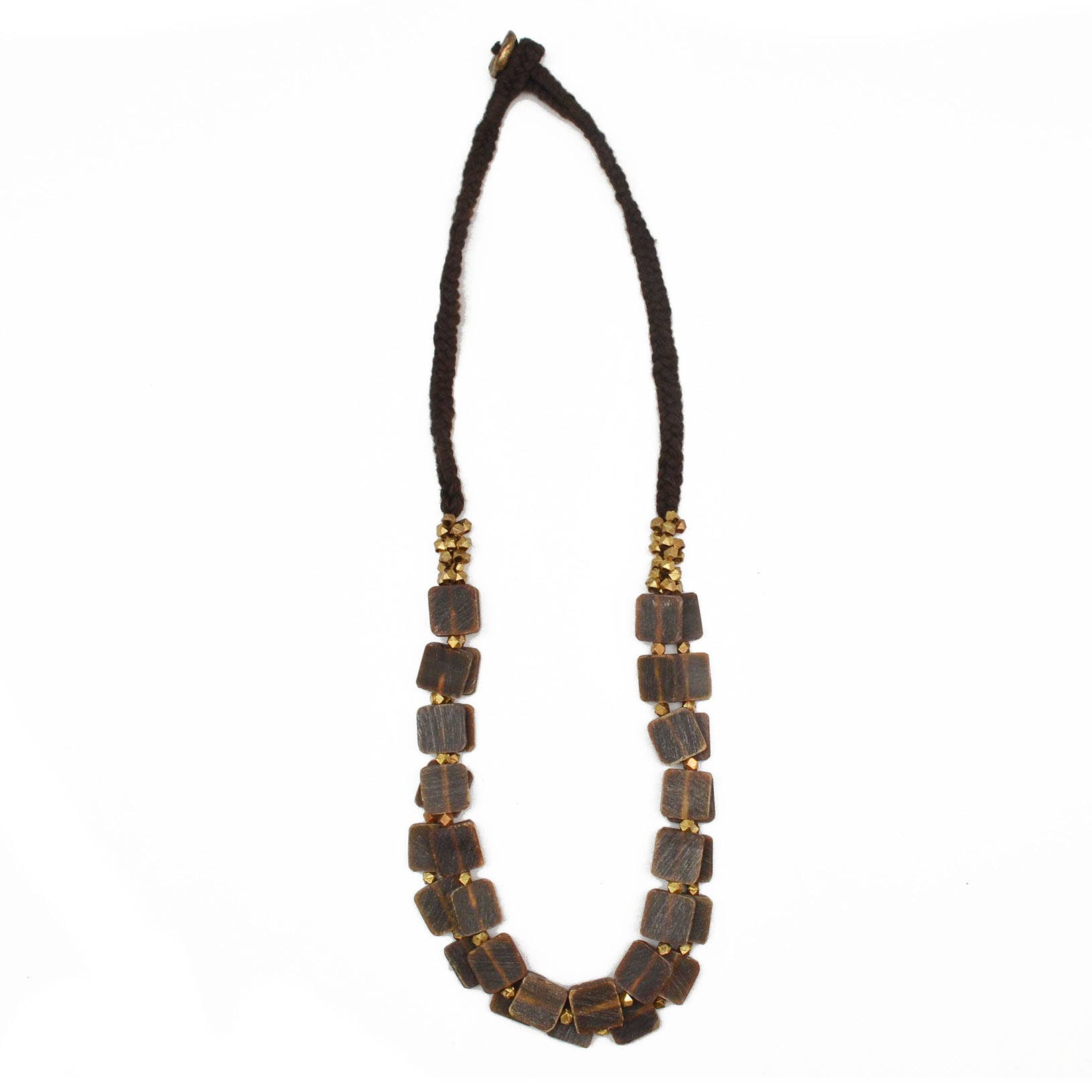 Omala - Natural horn beaded necklace