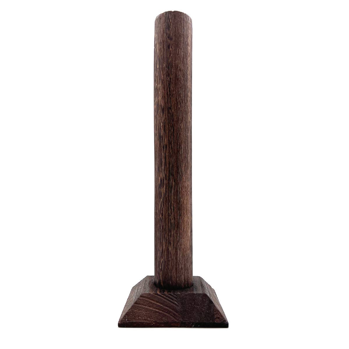 Tall Vertical Wooden Bar Display