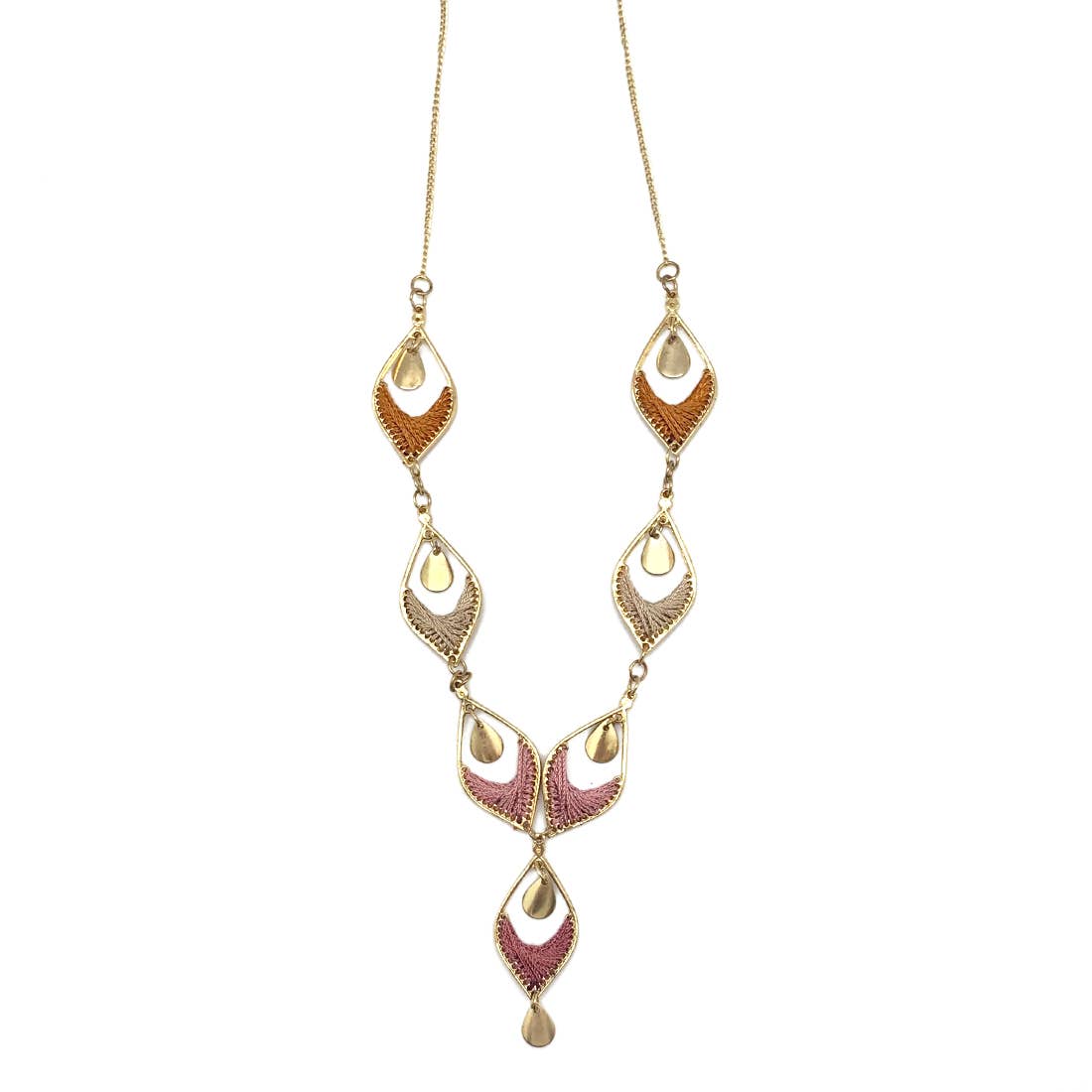 Sachi Desert Arches Collection Necklace - 7 Multi Marquise