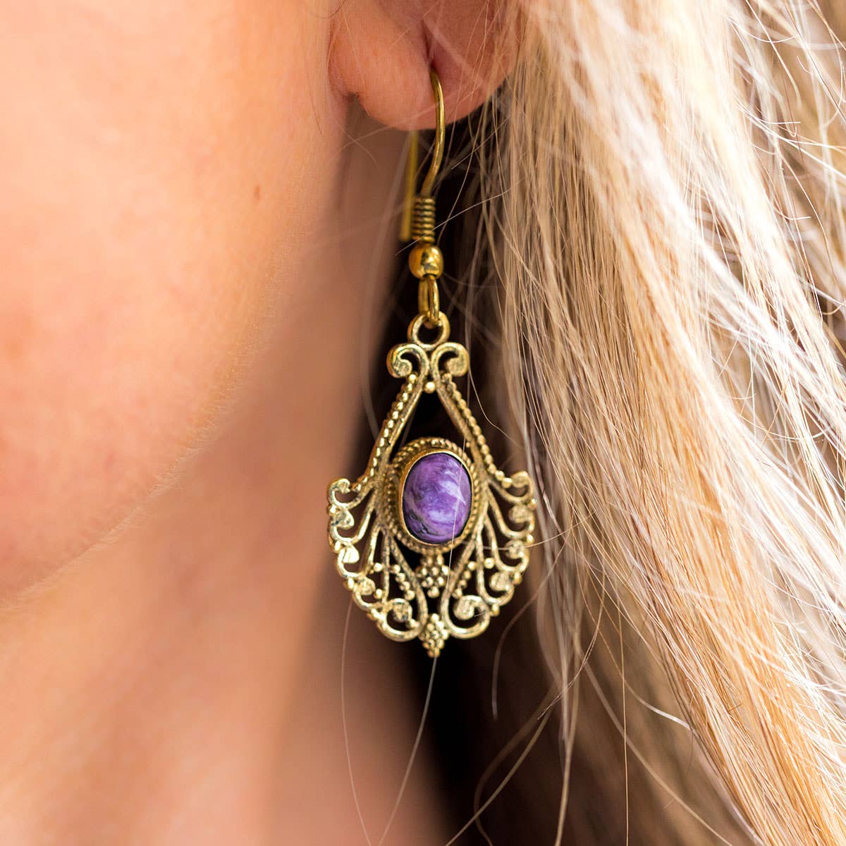 Tanvi Stone Earrings Prepack - 24 Pairs and Display