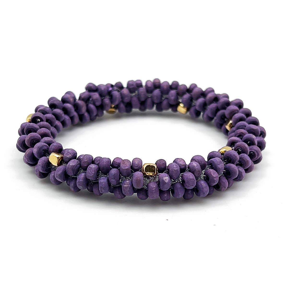 Sachi Chromatic Hues Rope Bracelet  - Purple