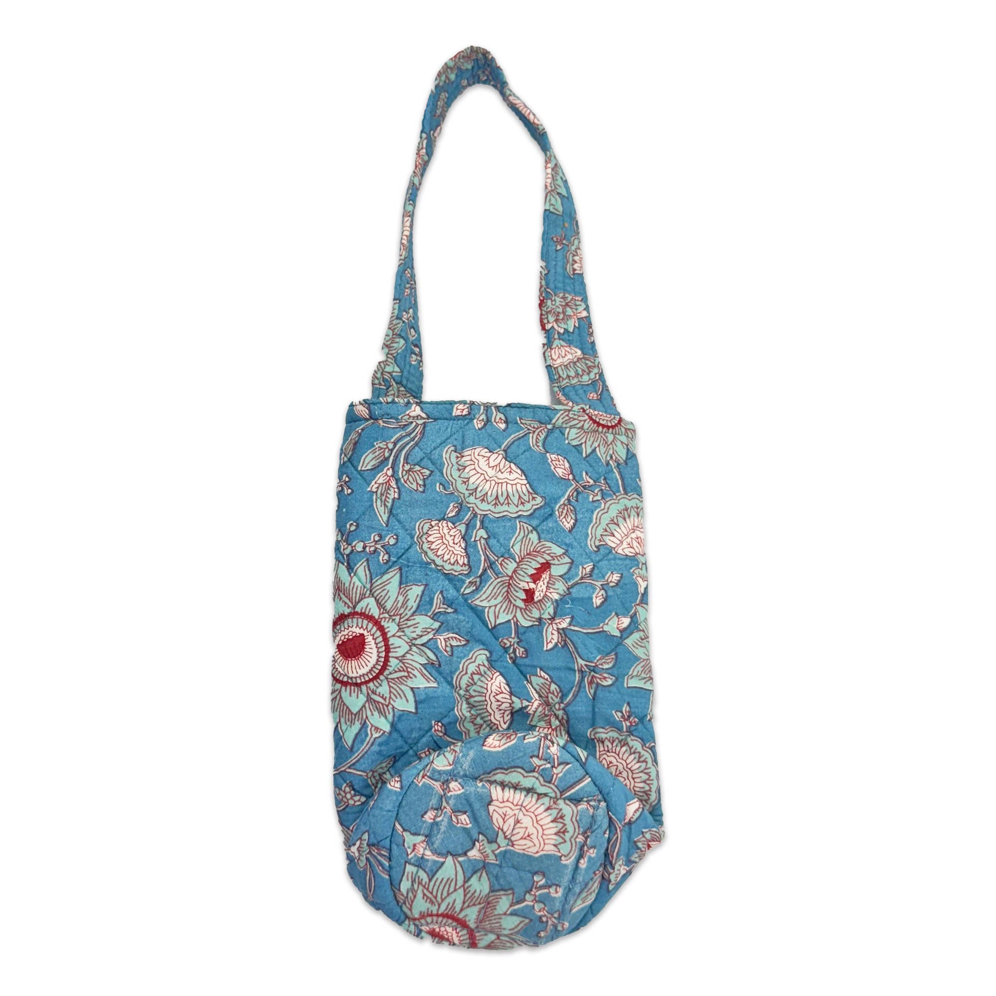 Chippa Sapphire Blooms Wine Bag