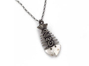 Pewter Necklace - Fish