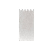Wooden Necklace Display - Narrow Multi Necklace White 12"