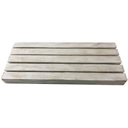 Slotted Carded Jewelry Display - Whitewashed Wood