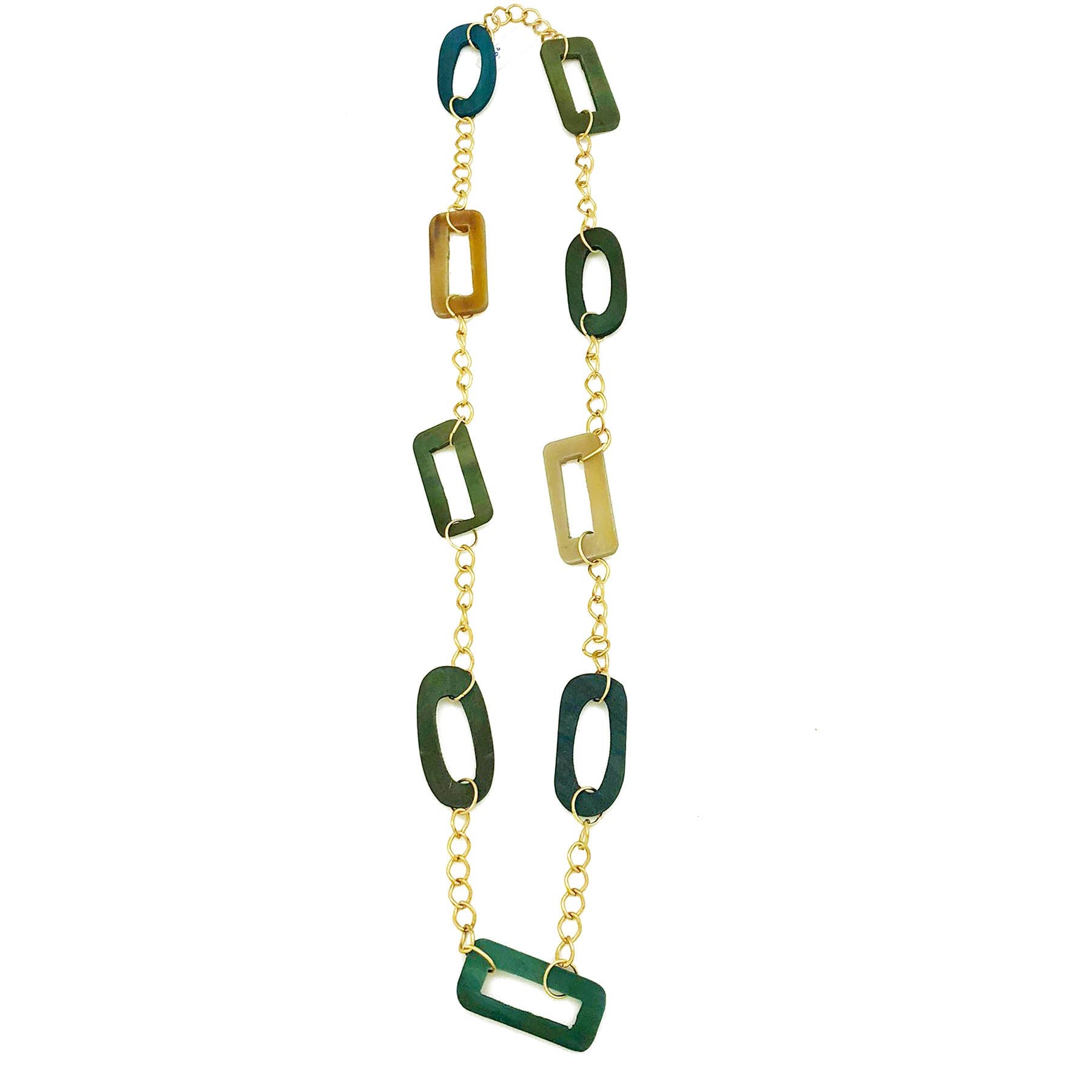 Omala Misty Greens Collection Necklace - Station Necklace