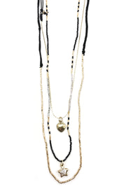 Sachi Star Charms Set of 3 Necklaces