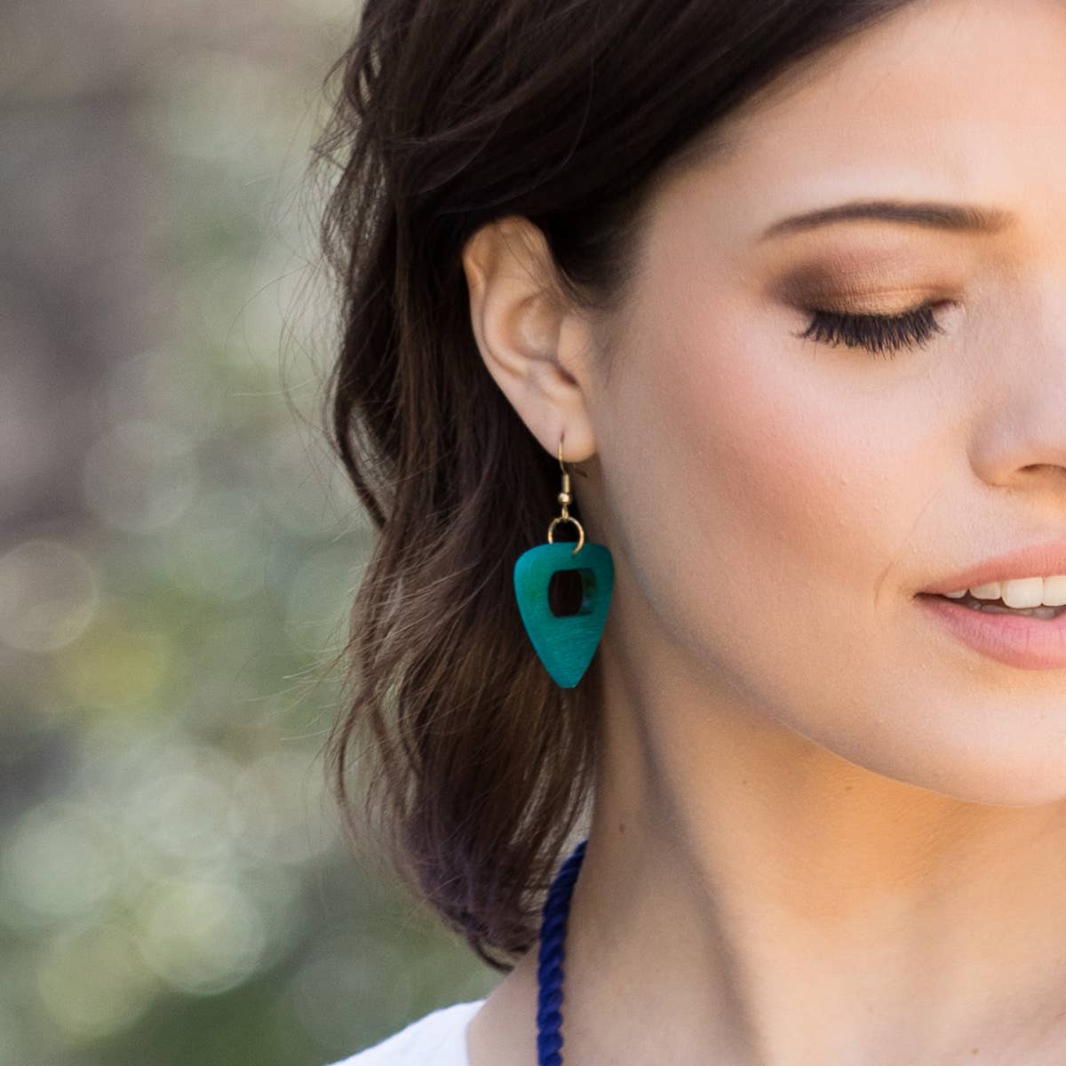 Omala Azure Coast Collection Earrings - Open Triangle