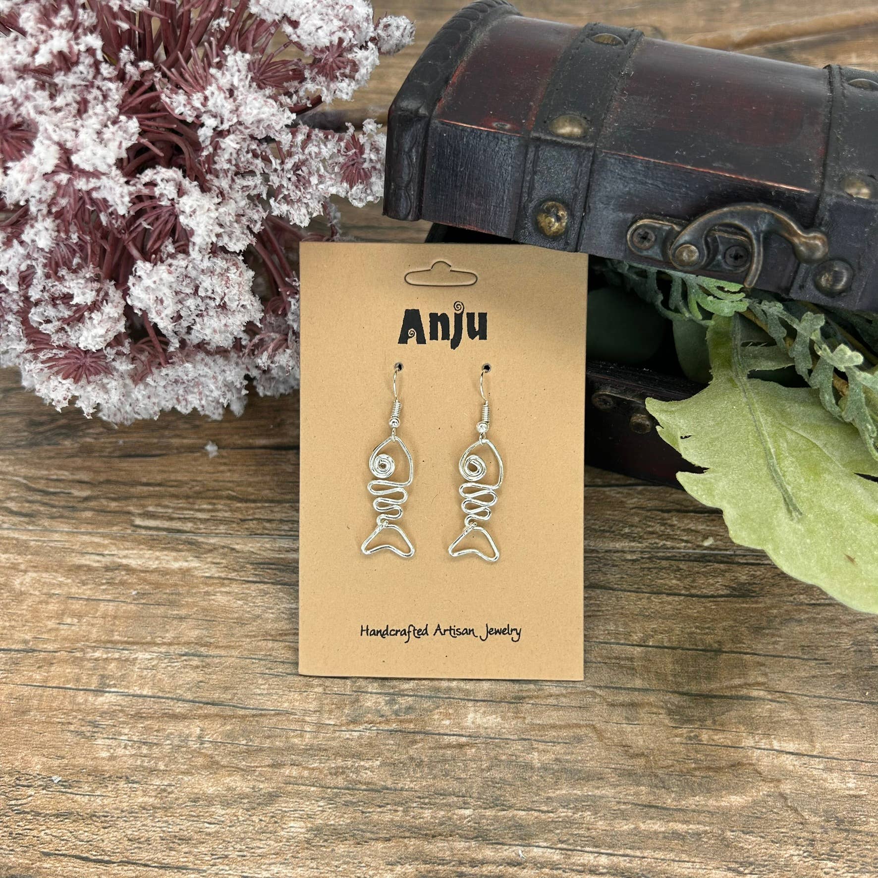 Silver Plated Earrings - Smaller Size Fish