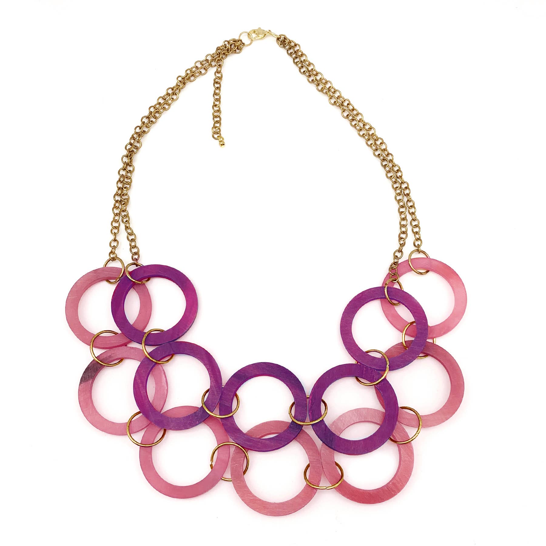 Omala Rosy Cheeks Collection Necklace - Large Rings