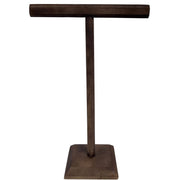Tall Hexagon T-Bar Wooden Display - Brown