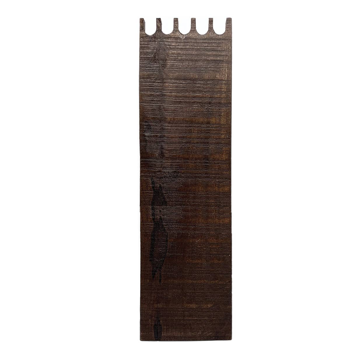 Wooden Necklace Display - Narrow Multi Necklace Brown 20"