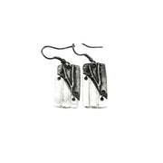 Pewter Earrings - Abstract Rectangles
