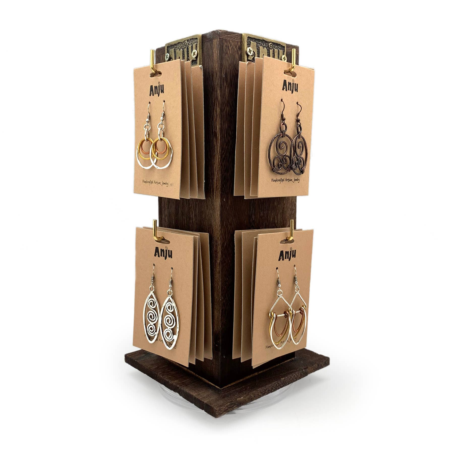 Banjara Prepack - 32 Pairs of Metal Earrings and Display