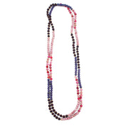 Aasha Ombre Beaded Kantha handcrafted Long Necklace