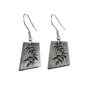 Pewter Earrings - Leafy Vines