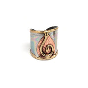 Mixed Metal Cuff Ring