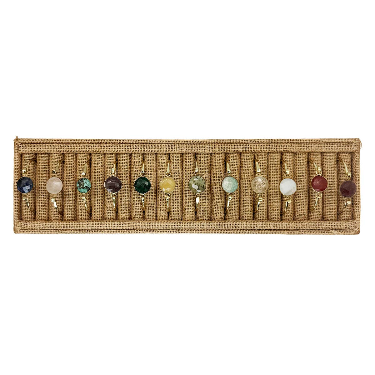 Goldplate Semiprecious stone bracelet Pre-Pack (No Display)