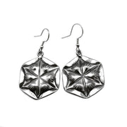 Kashi Collection Earrings - Hexagons in Circle