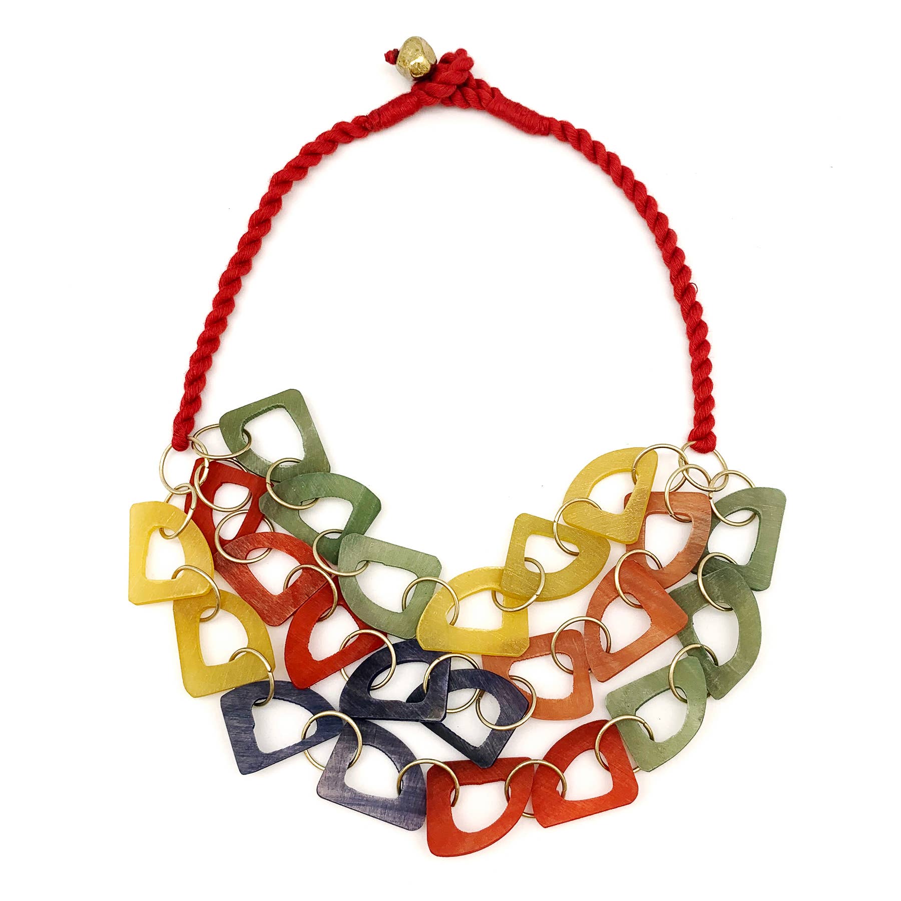 Omala Rainbow Collection Necklace - Abstract Layer