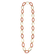 Sachi Terracotta Collection Necklace - Allover Wide Links