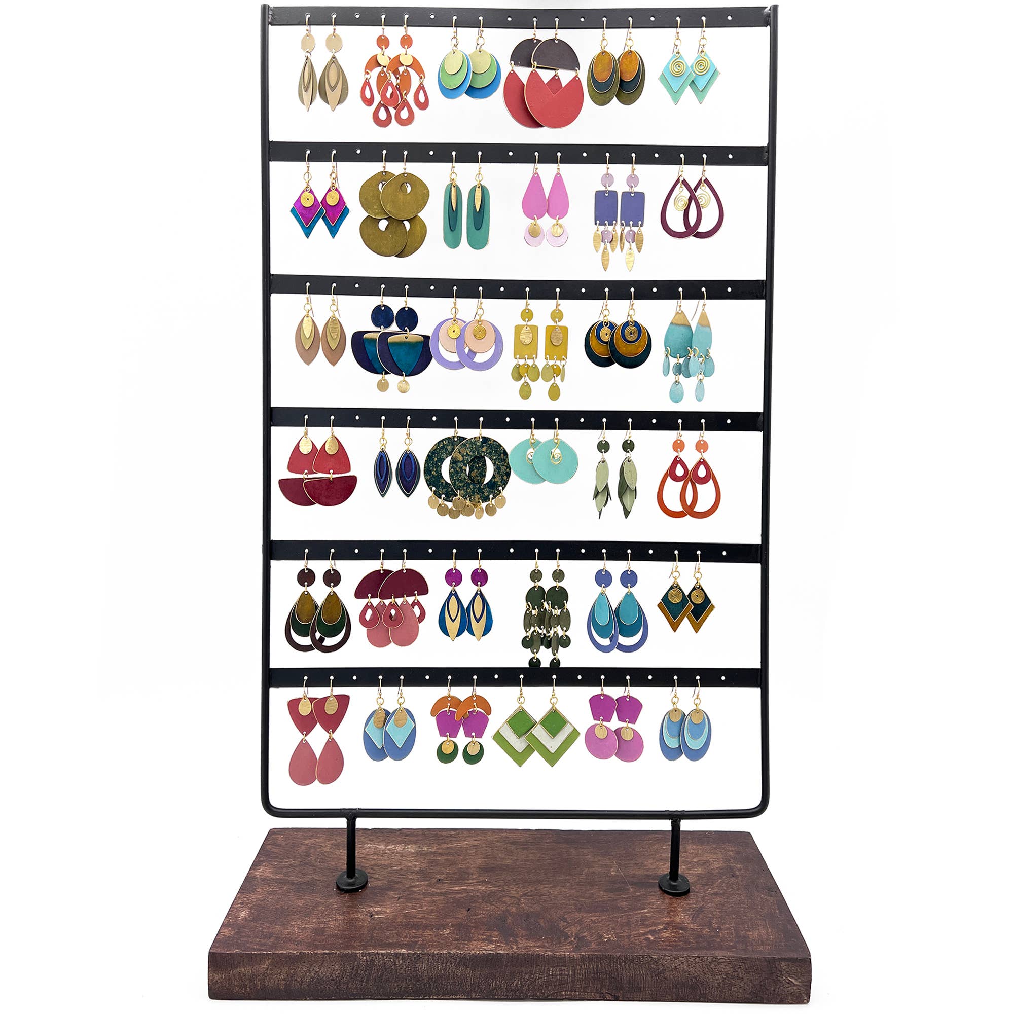 Brass Patina Prepack - 36 Patina Earrings with Display