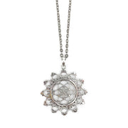 Tanvi Collection Necklace - Silver Filigree and Spirals