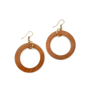 Omala Citrus Sunshine Collection Earrings - Open Hoops