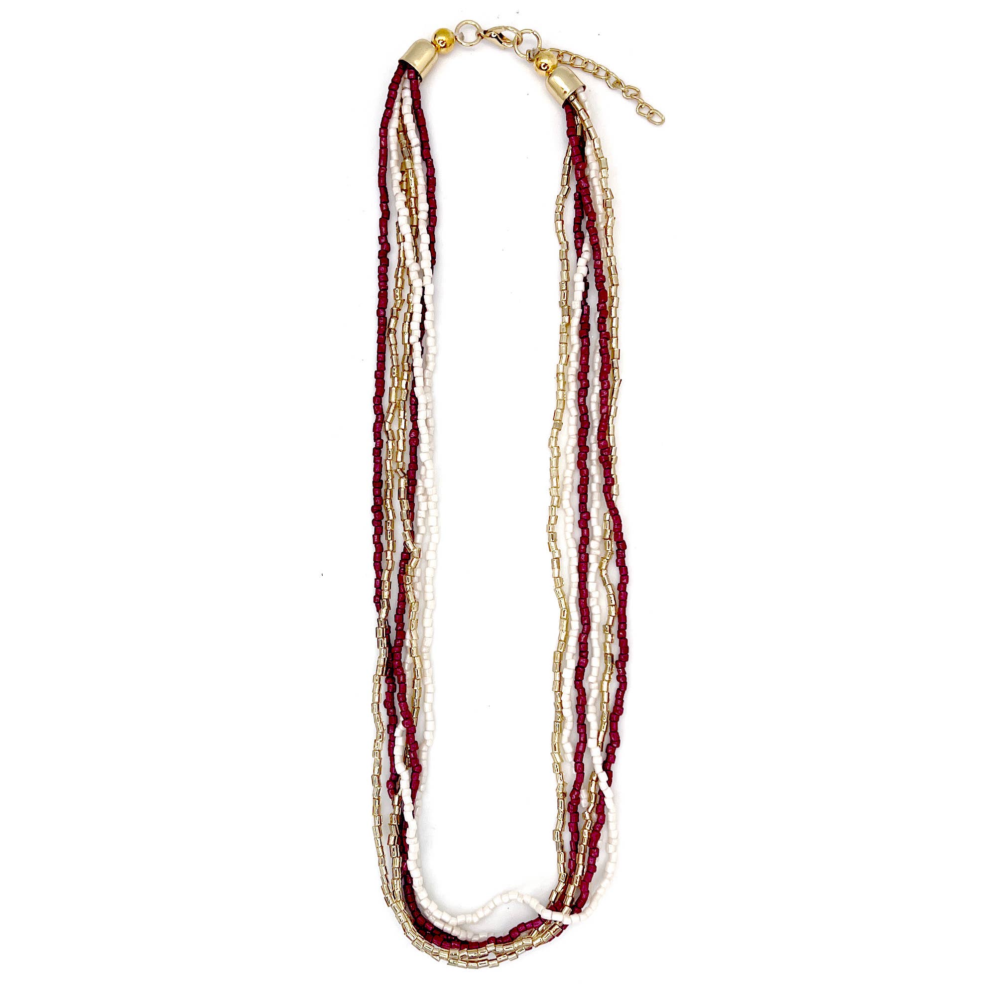 12 Seed Bead Necklace Pre-pack (No Display)