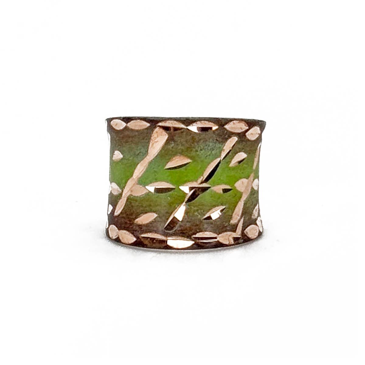 Patina Earthy Mosaic Ring