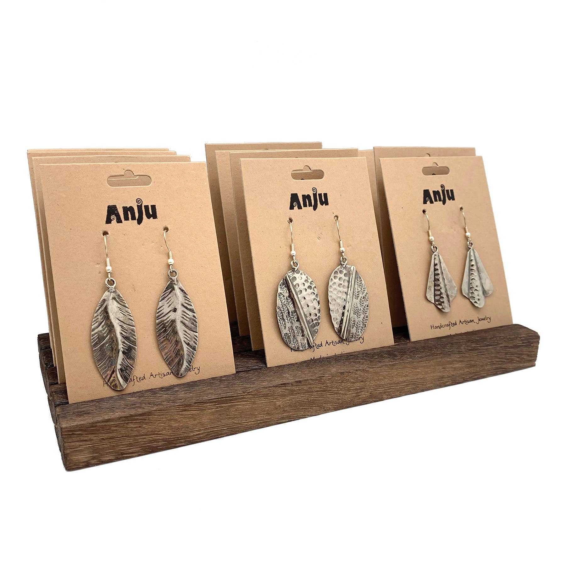 Kashi Antique Silver Earrings Without Display