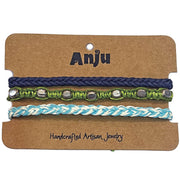 Weave & Wander Ocean Floor Trio Anklet