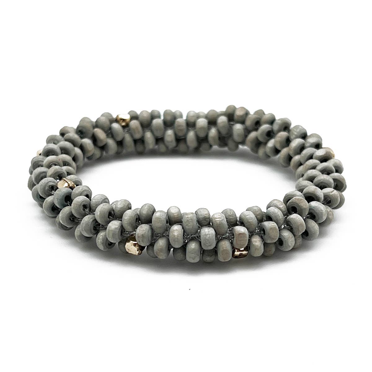 Sachi Chromatic Hues Rope Bracelet  - Grey