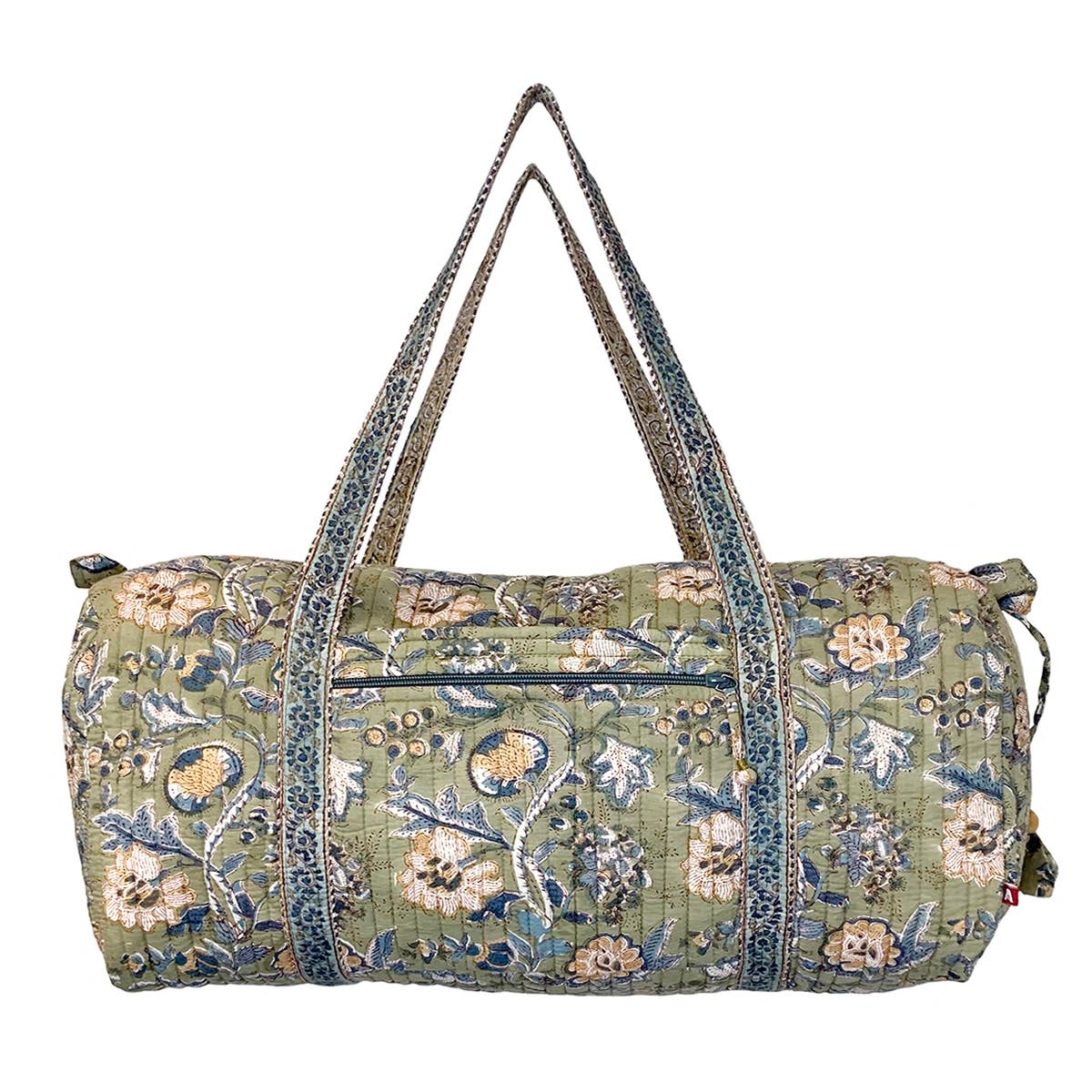 Serenity Jumbo Duffle Bag - Block Printed Organic Cotton