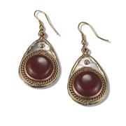 Janya Red Onyx Earrings