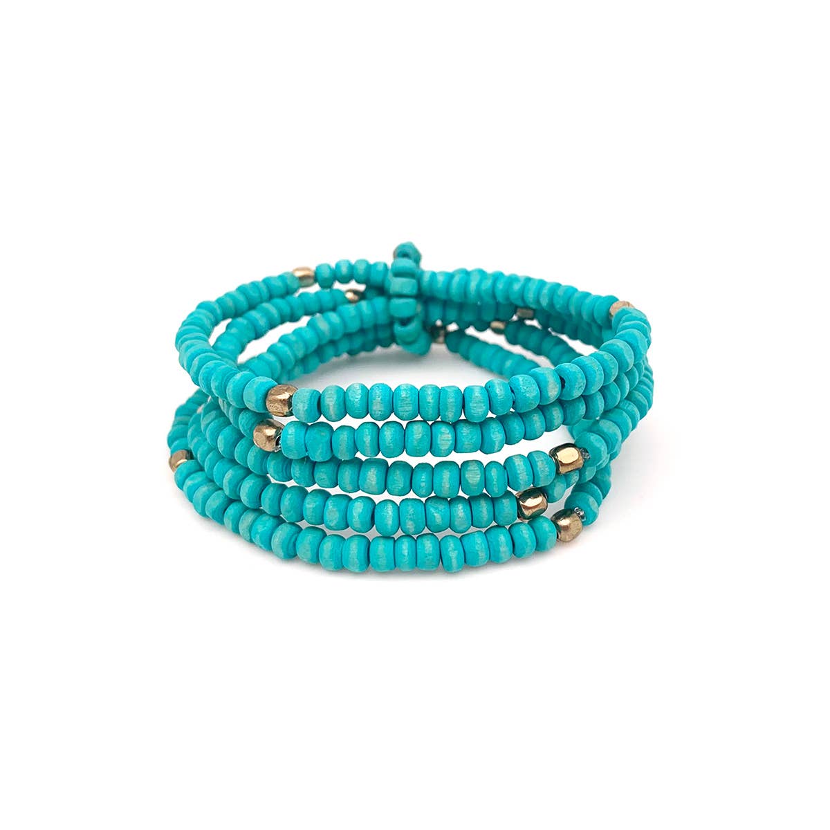 Sachi Chromatic Hues - Turquoise Multi-Strand Bracelet