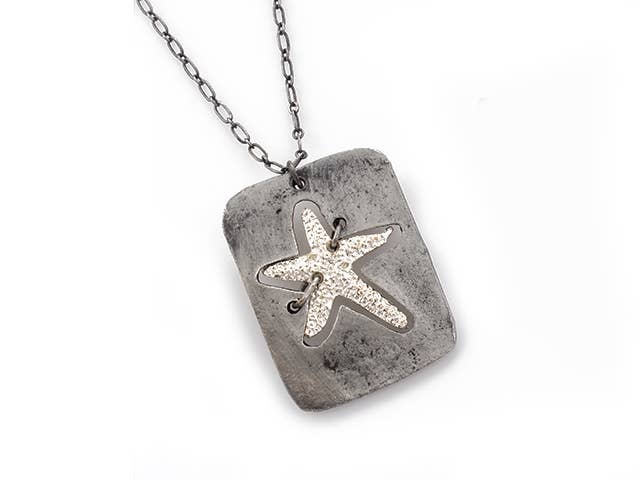 Pewter Necklace - Starfish