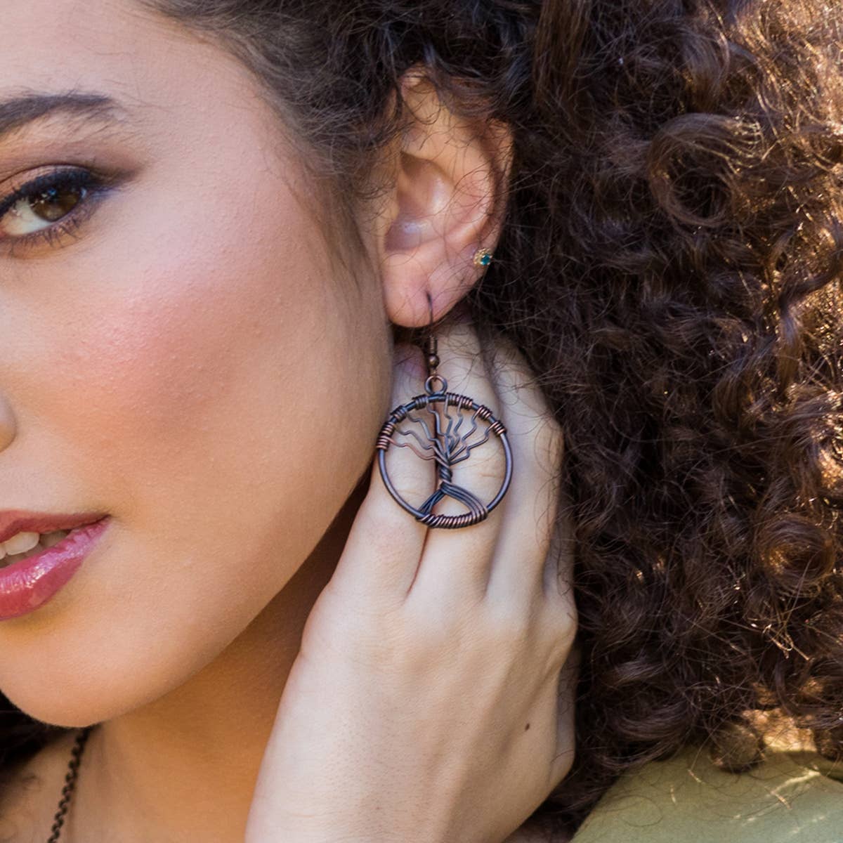 Banjara Tree of Life Earrings