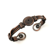 Solid Copper Unisex Adjustable Cuff