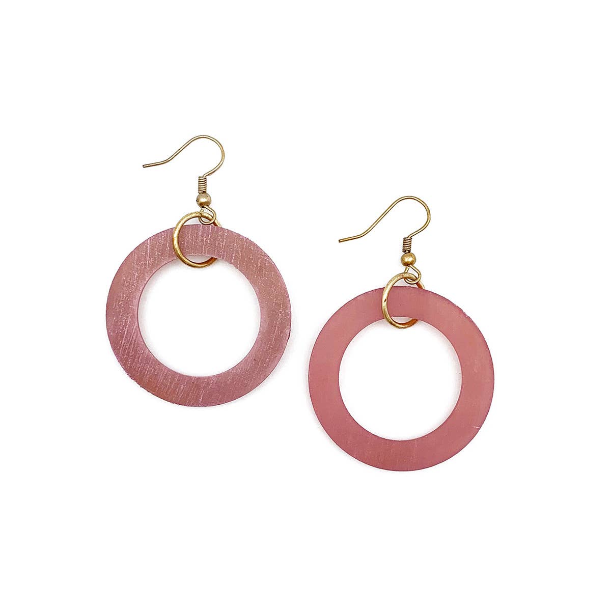 Omala Heliotrope Collection Earrings - Pink Ring