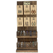 Wire-Wrapped Stone Earrings and Bracelets (no display)