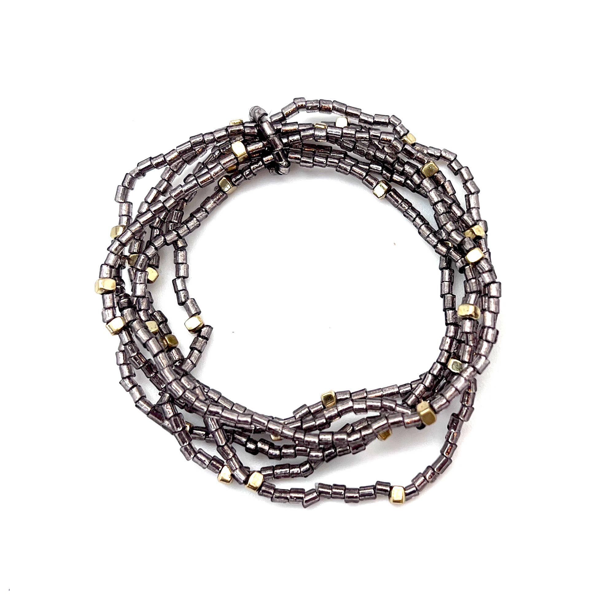 Seed Bead Bracelet Prepack - 6 Stretchy Bracelets