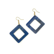 Omala Heliotrope Collection Earrings - Open Square