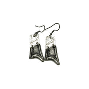 Pewter Earrings - Abstract Shapes