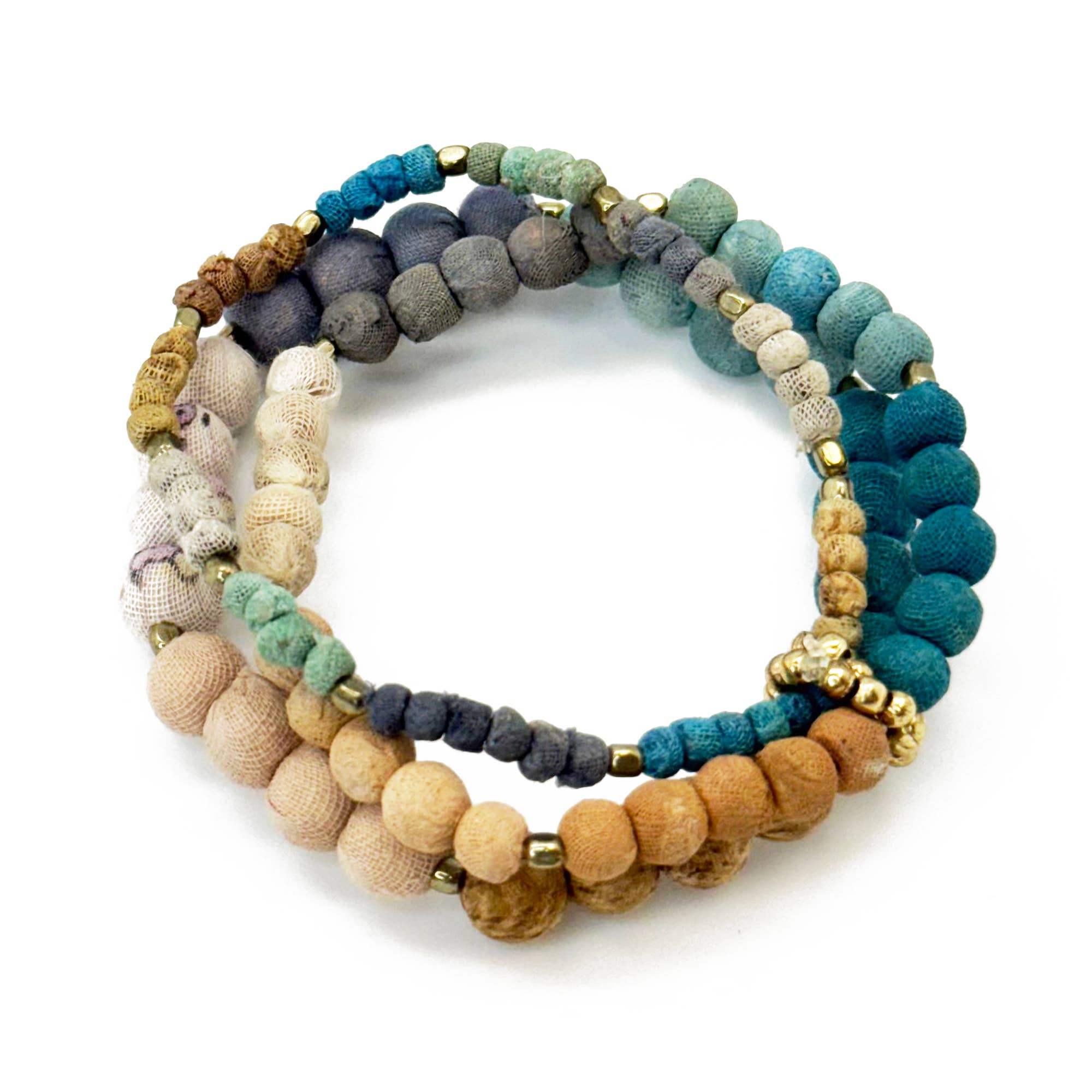 Aasha Monochrome Kantha Handcrafted Bracelet