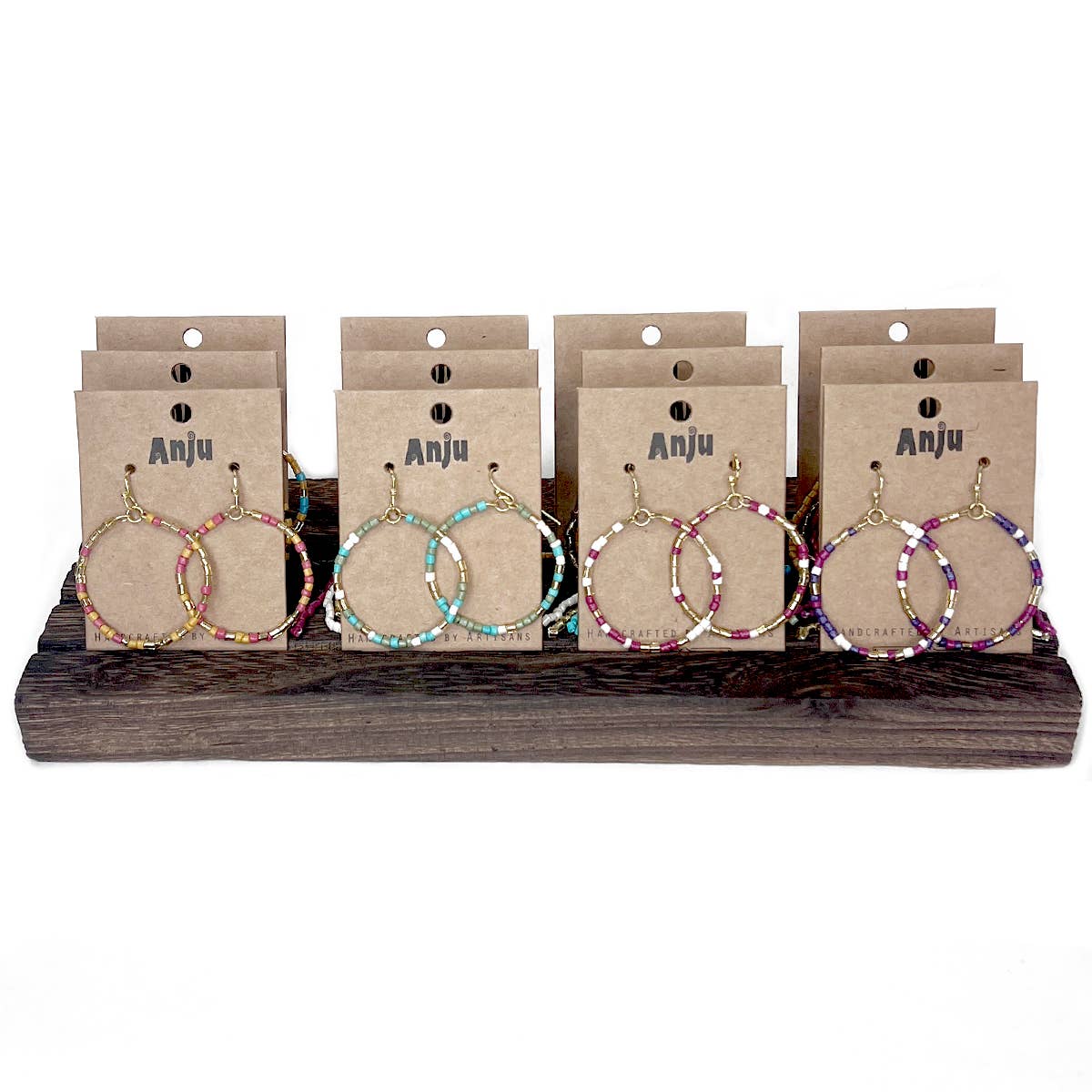 Seed Bead Earring Prepack - 12 Multicolor Earrings
