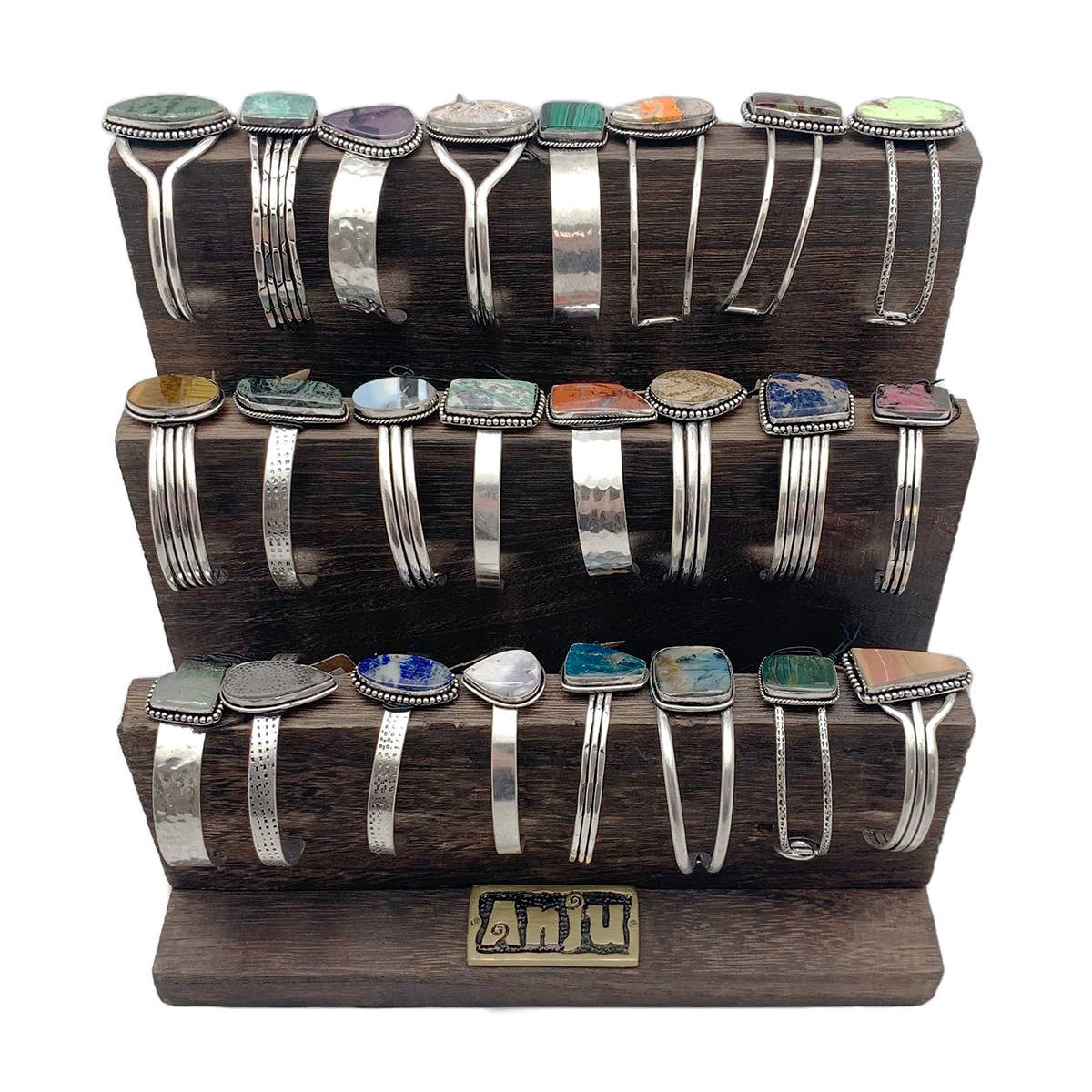 Kashi Semiprecious Stone 24 Cuffs Prepack (no display)