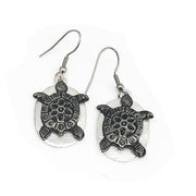 Pewter Earrings - Turtle