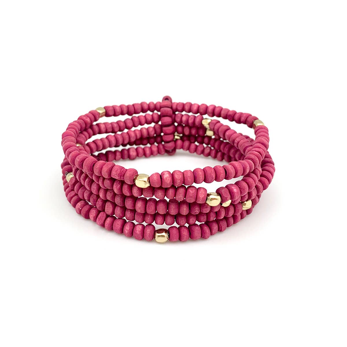 Sachi Chromatic Hues - Fuschia Multi-Strand Bracelet